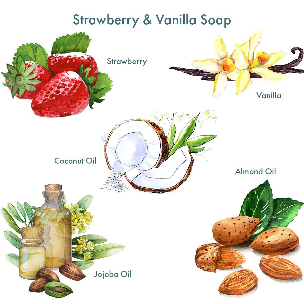 Strawberry-Vanilla-Soap